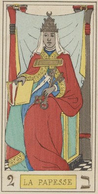 La Sacerdotisa. El Tarot de los Iluminadores de la Edad Media. Traducción de Hugo de Roccanera