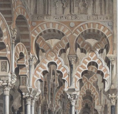 Grabado de la Mezquita de Córdoba